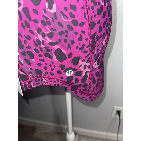 Authentic Lululemon Size 2 Sculpt Tank CTMP/MGPR Cheetah Camo Magenta Purple - Picture 4 of 7